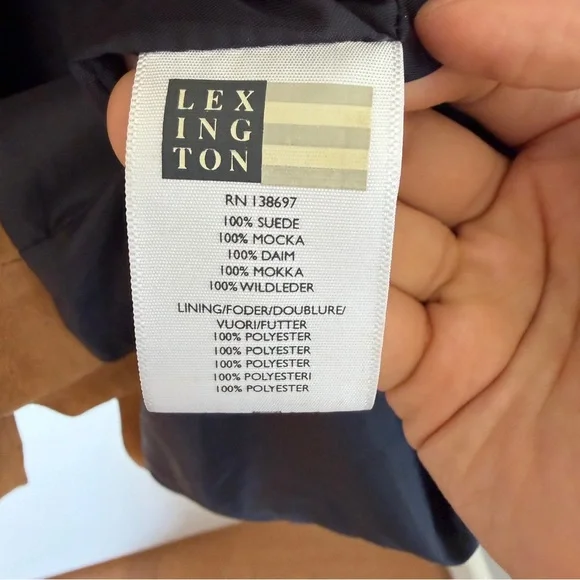 Lexington Suede Trench Coat in Chestnut - Picture 5 of 5